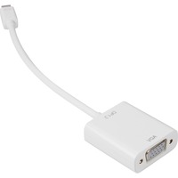 Sharkoon 0.15m, Mini DisplayPort/VGA 0,15 m VGA (D-Sub) Bianco, Adattatore bianco, Mini DisplayPort/VGA, 0,15 m, Mini DisplayPort, VGA (D-Sub), Maschio, Femmina, Oro