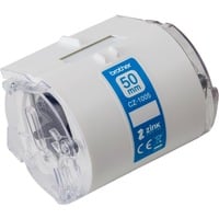 Brother CZ-1005 nastro per etichettatrice Etichetta continua, 5 cm, CZ, Trasferimento termico, Filippine, 5 anno/i