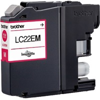 Brother LC22EM cartuccia d'inchiostro 1 pz Originale Magenta Magenta, Inchiostro a base di pigmento, 1 pz, 1200 pagine, Confezione singola