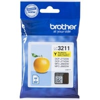 Brother LC3211Y cartuccia d'inchiostro 1 pz Originale Resa standard Giallo Resa standard, Giallo, Inchiostro a base di pigmento, 1 pz, 200 pagine, Confezione singola