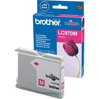 Brother LC970M cartuccia d'inchiostro 1 pz Originale Magenta Magenta, Inchiostro a base di pigmento, 1 pz, 300 pagine, Confezione singola, Vendita al dettaglio