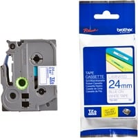 Brother TZE-253 nastro per etichettatrice Blu su bianco, Nastro di scrittura Blu su bianco, TZe, Trasferimento termico, Cina, 5 anno/i, Brother