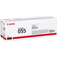 Canon 055 cartuccia toner 1 pz Originale Giallo 2100 pagine, Giallo, 1 pz