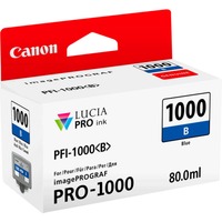 Canon Cartuccia d'inchiostro blu PFI-1000B blu, Blu, Inchiostro a base di pigmento, 80 ml, 4875 pagine