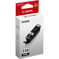 Canon Cartuccia d'inchiostro nero a pigmenti PGI-550PGBK Resa standard, Nero, Inchiostro a base di pigmento, 1 pz, 300 pagine, Vendita al dettaglio
