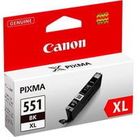 Canon Cartuccia d'inchiostro nero a resa elevata CLI-551BK XL Resa elevata (XL), Nero per foto, Inchiostro colorato, 1 pz, 1125 pagine, Vendita al dettaglio