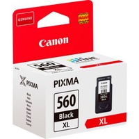Canon Cartuccia d'inchiostro nero a resa elevata PG-560XL Resa elevata (XL), Nero, Inchiostro a base di pigmento, 14,3 ml, 1 pz, 400 pagine
