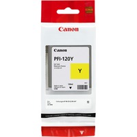 Canon PFI-120Y cartuccia d'inchiostro 1 pz Originale Giallo giallo, Giallo, Inchiostro a base di pigmento, 130 ml, 1 pz, Confezione singola