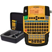 Dymo RHINO 4200 stampante per etichette (CD) Trasferimento termico QWERTZ, Stampa etichette QWERTZ, Trasferimento termico, Nero, Giallo