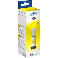 Epson 106 EcoTank Yellow ink bottle, Inchiostro Originale, Giallo, Epson, - EcoTank ET-7750 - EcoTank ET-7700, 70 ml, Stampa inkjet