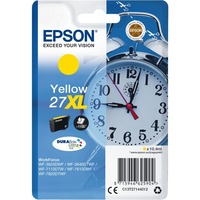 Epson Alarm clock Cartuccia Sveglia Giallo Inchiostri DURABrite Ultra 27XL, Inchiostro Resa elevata (XL), Giallo, Inchiostro a base di pigmento, 10,4 ml, 1 pz, 1100 pagine