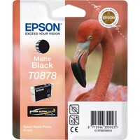 Epson Flamingo Cartuccia Nero matte, Inchiostro Nero opaco, Inchiostro a base di pigmento, 11,4 ml, 1 pz, Vendita al dettaglio