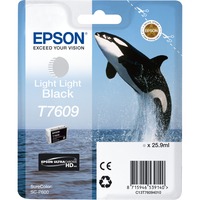 Epson Nero Light Light T7609, Inchiostro Nero light light, Inchiostro a base di pigmento, 1 pz