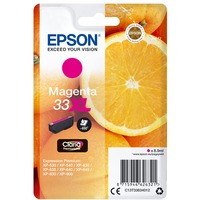 Epson Oranges Cartuccia Magenta T33XL Claria Premium, Inchiostro Resa elevata (XL), Magenta, Inchiostro a base di pigmento, 8,9 ml, 1 pz, 650 pagine