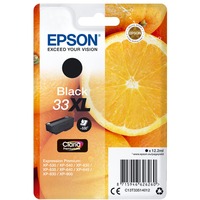 Epson Oranges Cartuccia Nero T33XL Claria Premium, Inchiostro Resa elevata (XL), Nero, Inchiostro a base di pigmento, 12,2 ml, 1 pz