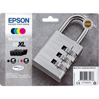 Epson Padlock Multipack 4 colori DURABrite Ultra Lucchetto 35XL, Inchiostro Resa elevata (XL), Nero, Ciano, Magenta, Giallo, Inchiostro a base di pigmento, 41,2 ml, 20,3 ml, 1 pz