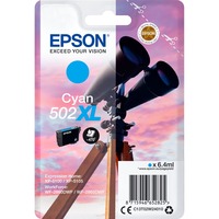 Epson Singlepack Cyan 502XL Ink, Inchiostro Resa elevata (XL), Ciano, 6,4 ml, 1 pz, 470 pagine