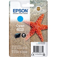 Epson Singlepack Cyan 603 Ink, Inchiostro Resa standard, Ciano, 2,4 ml, 1 pz