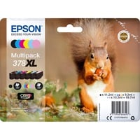 Epson Squirrel Multipack 6-colours 378XL Claria Photo HD Ink, Inchiostro Resa elevata (XL), Nero, Ciano, Ciano chiaro, Magenta, Magenta chiaro, Giallo, 11,2 ml, 9,3 ml, 1 pz, Confezione multipla