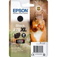 Epson Squirrel Singlepack Black 378XL Claria Photo HD Ink, Inchiostro Resa elevata (XL), Nero, Inchiostro a base di pigmento, 11,2 ml, 1 pz, 500 pagine