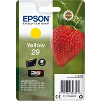 Epson Strawberry Cartuccia Fragole Giallo Inchiostri Claria Home 29, Inchiostro Resa standard, Giallo, Inchiostro a base di pigmento, 3,2 ml, 1 pz, 180 pagine