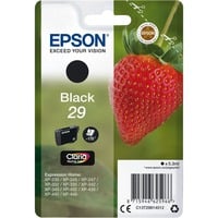 Epson Strawberry Cartuccia Fragole Nero Inchiostri Claria Home 29, Inchiostro Resa standard, Nero, Inchiostro a base di pigmento, 5,3 ml, 1 pz, 175 pagine