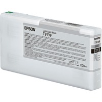 Epson T9139 Light Light Black Ink Cartridge (200ml), Inchiostro Resa standard, Nero light light, Inchiostro a base di pigmento, 200 ml, 1 pz