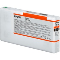 Epson T913A Orange Ink Cartridge (200ml), Inchiostro Resa standard, Arancione, Inchiostro a base di pigmento, 200 ml, 1 pz