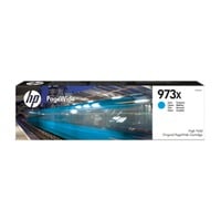 HP Cartuccia ciano ad alta capacità originale 973X PageWide, Inchiostro Alto, Ciano, Inchiostro a base di pigmento, 86 ml, 1 pz, 7000 pagine