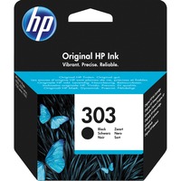 HP Cartuccia di inchiostro nero originale 303 Standard, Nero, Inchiostro a base di pigmento, 1 pz, 200 pagine, Confezione singola