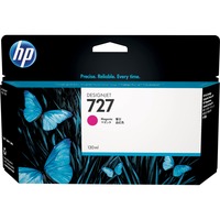 HP Cartuccia inchiostro magenta DesignJet 727, 130 ml 130 ml, Stampante HP DesignJet serie T920, stampante HP DesignJet serie T1500, stampante HP DesignJet..., Getto termico d'inchiostro, Magenta, B3P20A, Singapore, 202 mm