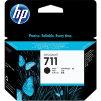 HP Cartuccia inchiostro nero DesignJet 711, 80 ml 80 ml, Stampanti serie HP DesignJet T120 e HP DesignJet T520ePrinter, Getto termico d'inchiostro, Nero, CZ133A, Singapore, Malesia, 119 mm