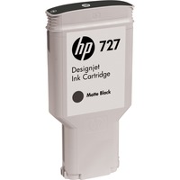HP Cartuccia inchiostro nero opaco DesignJet 727, 300 ml 300 ml, Stampante HP DesignJet serie T920, stampante HP DesignJet serie T1500, stampante HP DesignJet..., Getto termico d'inchiostro, Nero, C1Q12A, Singapore, 283 mm