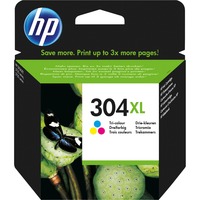 HP Cartuccia inchiostro originale tricromia 304XL Alto, Ciano, Magenta, Giallo, Inchiostro colorato, 7 ml, 1 pz, 300 pagine