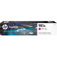 HP Cartuccia magenta originale 981A PageWide, Inchiostro Resa standard, Magenta, Inchiostro a base di pigmento, 69 ml, 1 pz, 6000 pagine