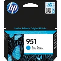 HP Cartuccia originale inchiostro ciano 951 Resa standard, Ciano, Inchiostro a base di pigmento, 8,5 ml, 1 pz, Confezione singola