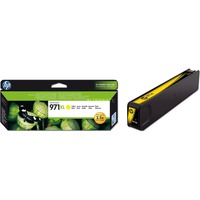 HP Cartuccia originale inchiostro giallo ad alta capacità 971XL Resa elevata (XL), Giallo, Inchiostro a base di pigmento, 83 ml, 1 pz, 6600 pagine, Vendita al dettaglio