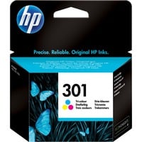 HP Cartuccia originale inchiostro tricromia 301 Resa standard, Ciano, Magenta, Giallo, Inchiostro colorato, 3 ml, 1 pz, 150 pagine, Vendita al dettaglio