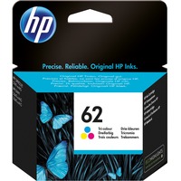 HP Cartuccia originale inchiostro tricromia 62 Standard, Ciano, Magenta, Giallo, Inchiostro colorato, 4,5 ml, 1 pz, 165 pagine