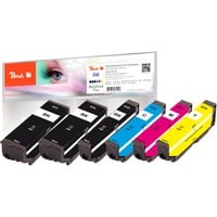 Peach 0F320142 cartuccia d'inchiostro 6 pz Compatibile Resa standard Blu, Ciano, Magenta, Giallo Resa standard, Blu, Ciano, Magenta, Giallo, Inchiostro a base di pigmento, 7,6 ml, 6,2 ml, 6 pz