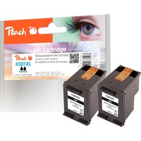 Peach PI300-485 cartuccia d'inchiostro 2 pz Compatibile Resa elevata (XL) Nero Resa elevata (XL), Nero, 14 ml, 2 pz, 515 pagine, Confezione multipla