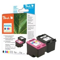 Peach PI300-659 PagePack Nero, Ciano, Magenta, Inchiostro Nero, Ciano, Magenta, Inchiostro a base di pigmento, Inchiostro colorato, 15 ml, 14 ml, 490 pagine